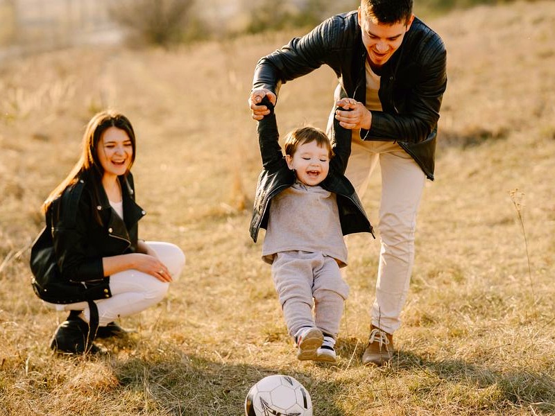 A beautifully restored family photograph
